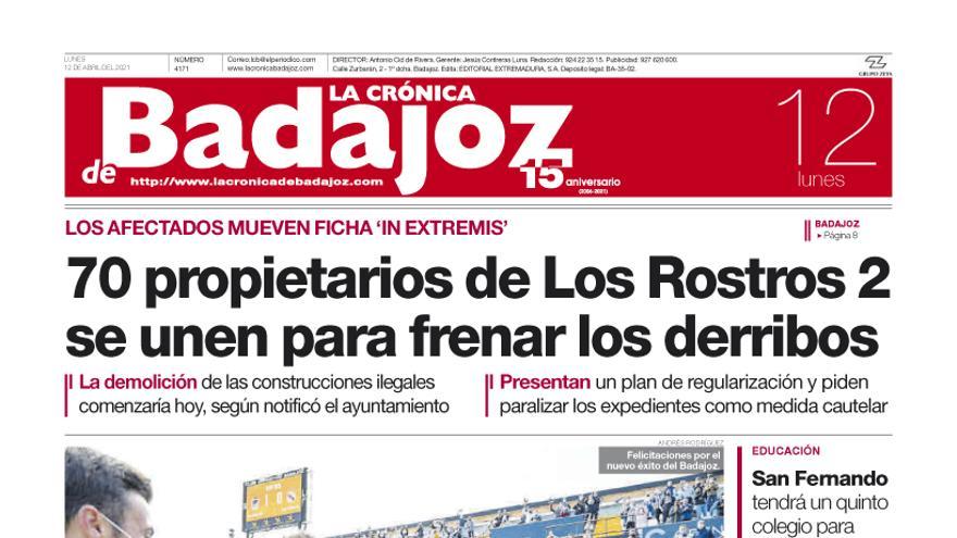 Consulta la portada correspondiente al día 12 de abril del 2021