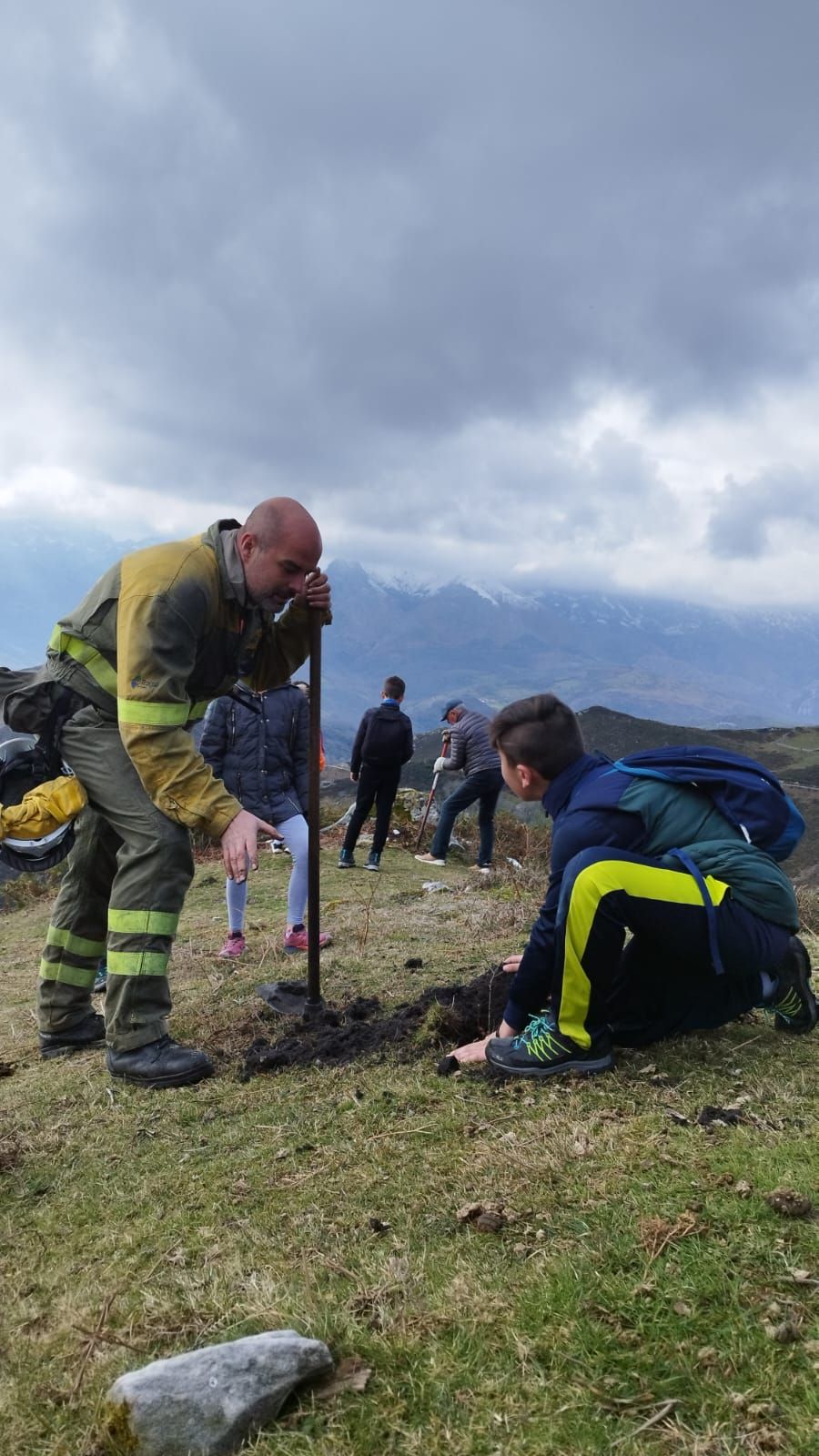 Día del árbol en Asiego, Cabrales