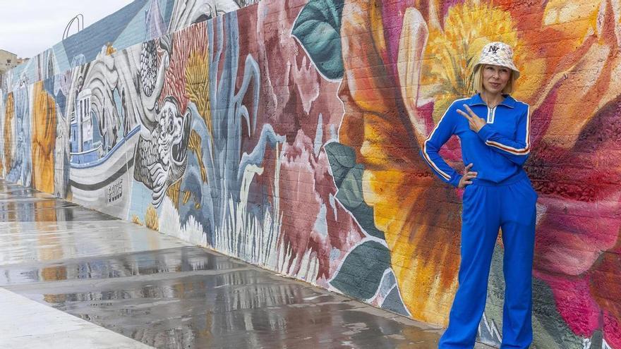 El nuevo mural de Lula Goce en Baiona se inaugura este jueve