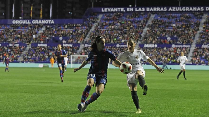 Derbi entre el Levante UD femenino y el Valencia CF femenino.