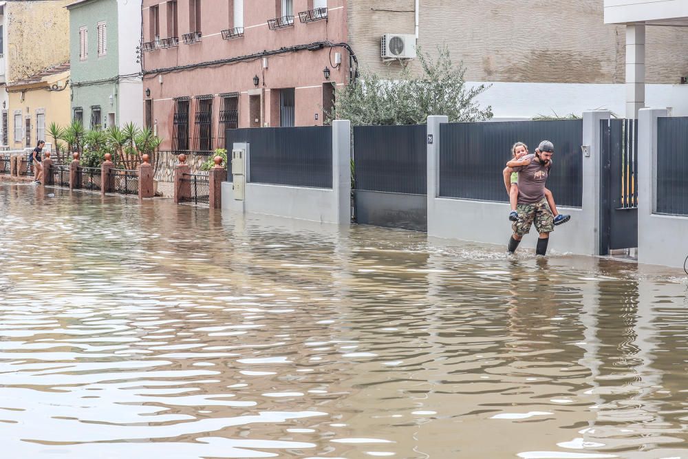 Esta pedanía oriolana ha sido de las más afectadas por las lluvias