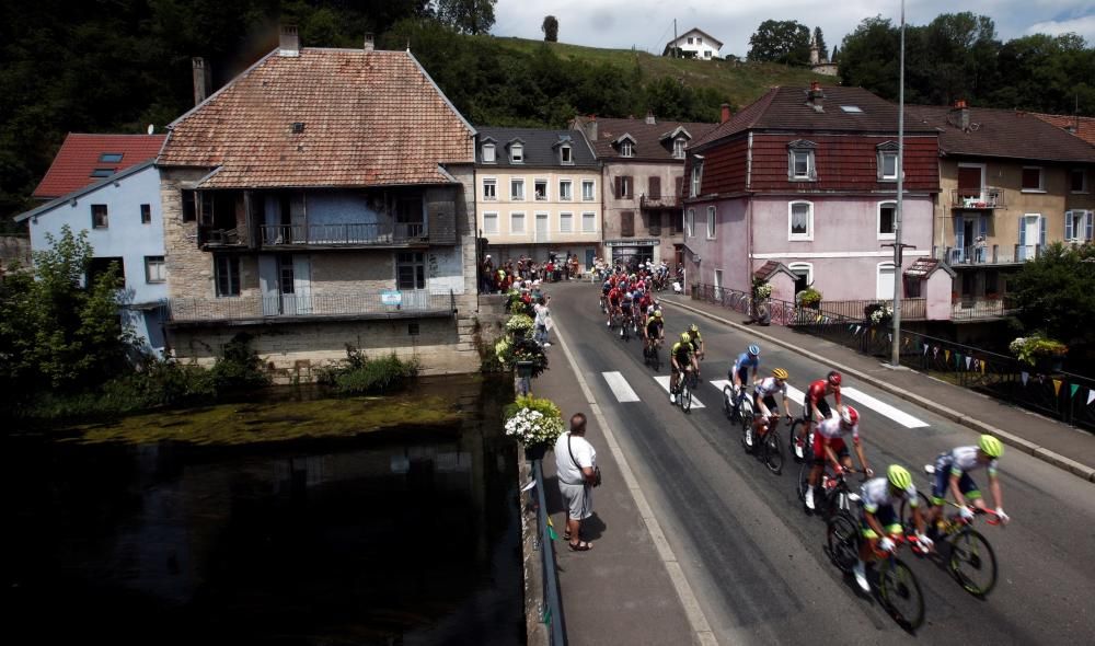 Tour de Francia: La séptima etapa, en imágenes.