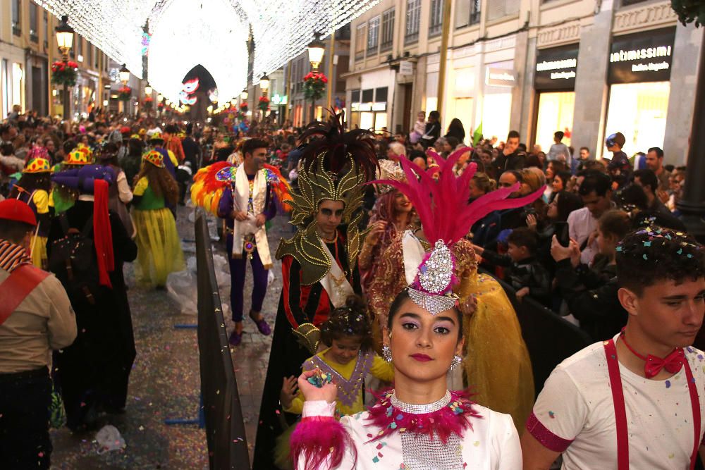 Sábado de carnaval en Málaga