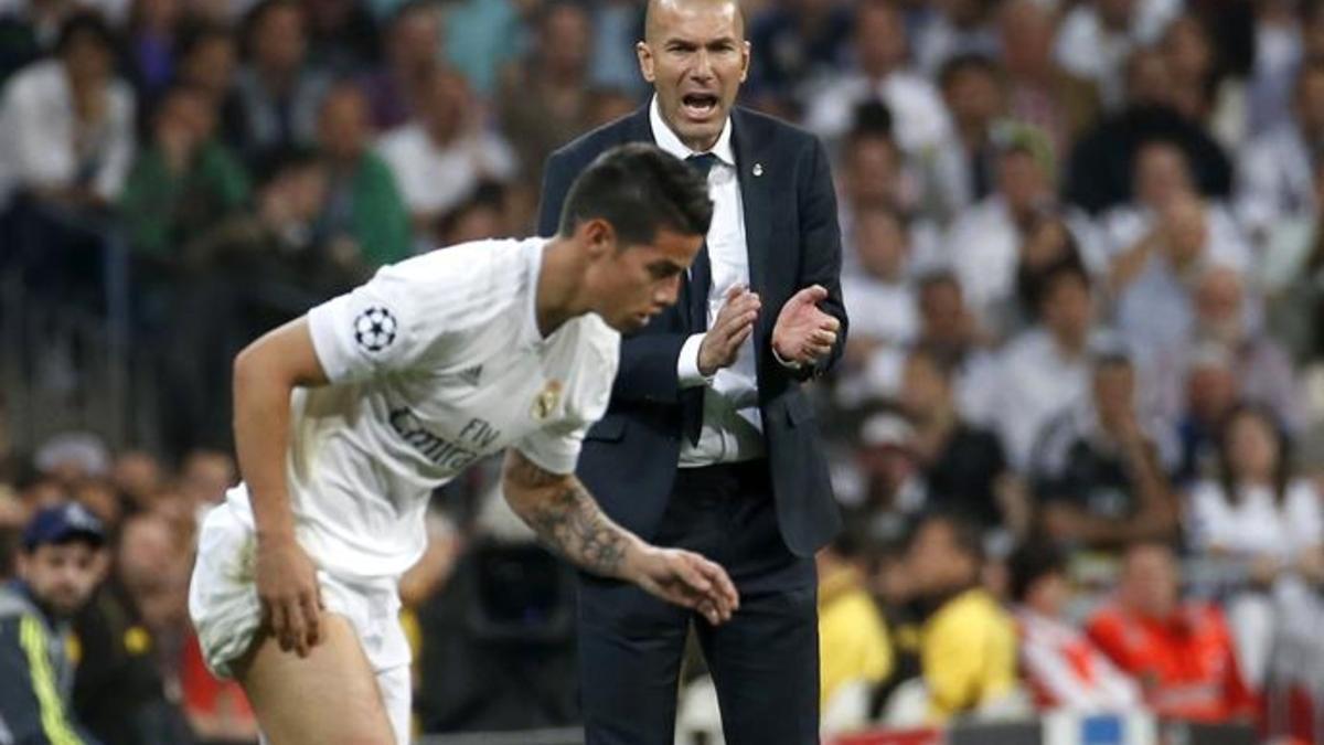 Zidane apenas si cuenta con James