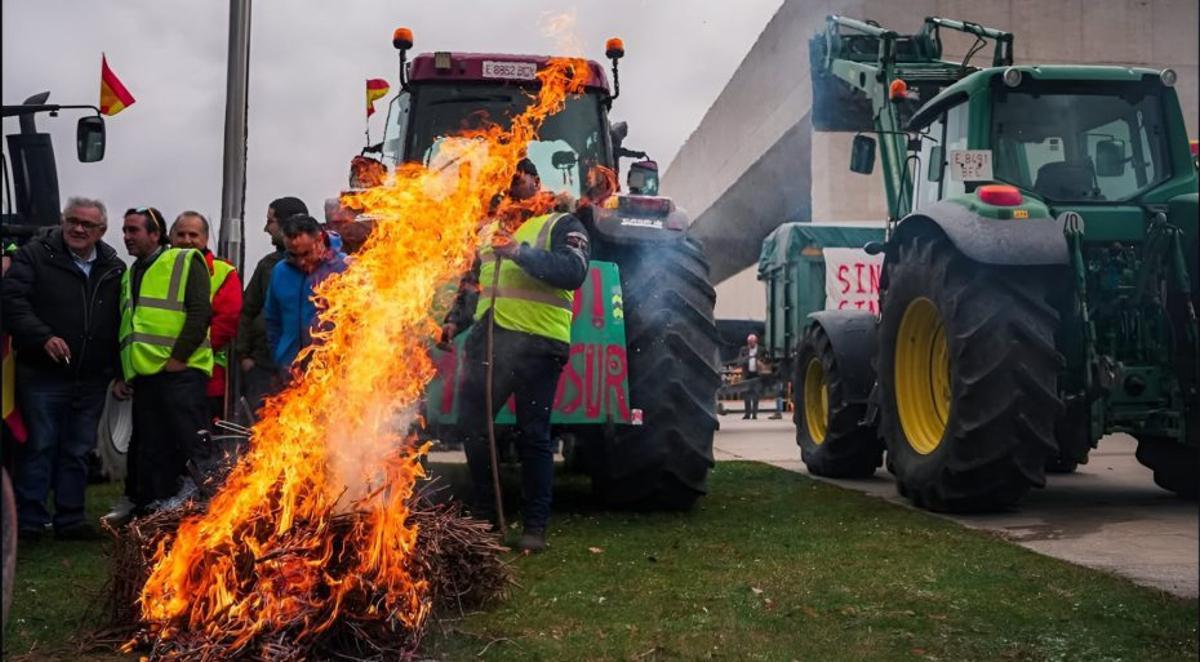 A la convocatoria asistieron cientos de agricultores.  | DARÍO FERNÁNDEZ