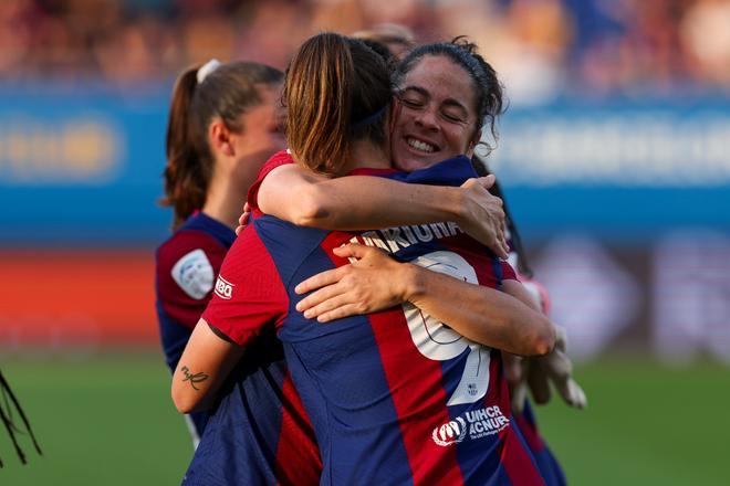 Liga F: FC Barcelona - Betis, el partido de despedida de Sandra Paños, Mariona Caldentey y Jonatan Giráldez, en imágenes