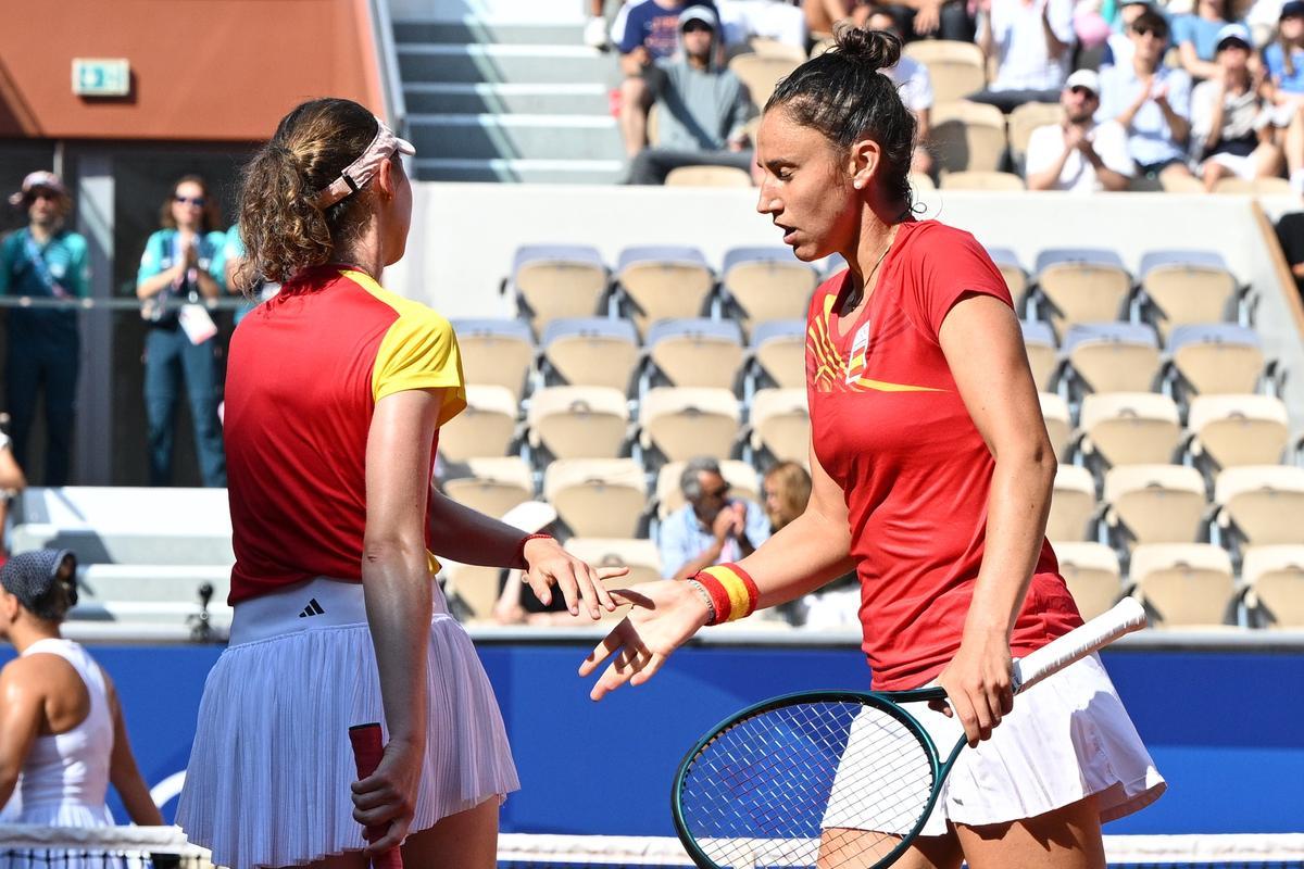 Sara Sorribes y Cristina Bucsa pelearán por el bronce olímpico en el dobles femenino.