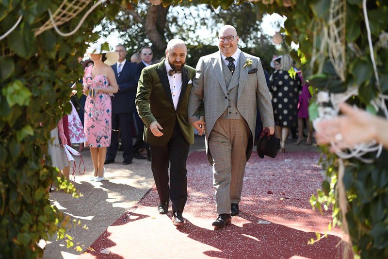 Boda del peluquero Carles Ruiz y Sergi Sellés