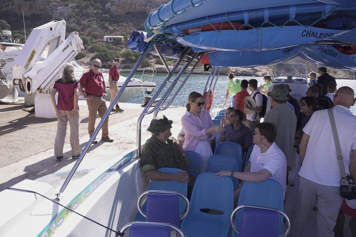 Marga Prohens visita la isla de Cabrera Marga Prohens visita la isla de Cabrera