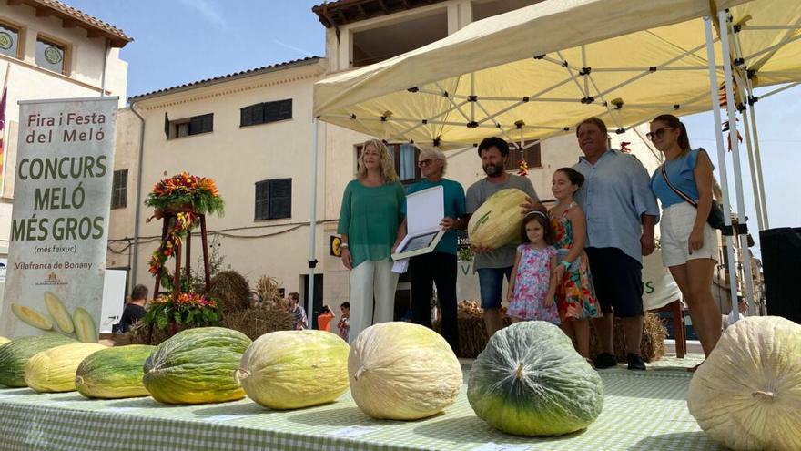 Un melón de 20,290 kilos gana el concurso de la Fira de Vilafranca