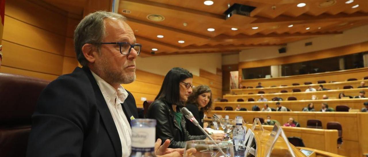 José Eduardo Ramírez en el Senado.