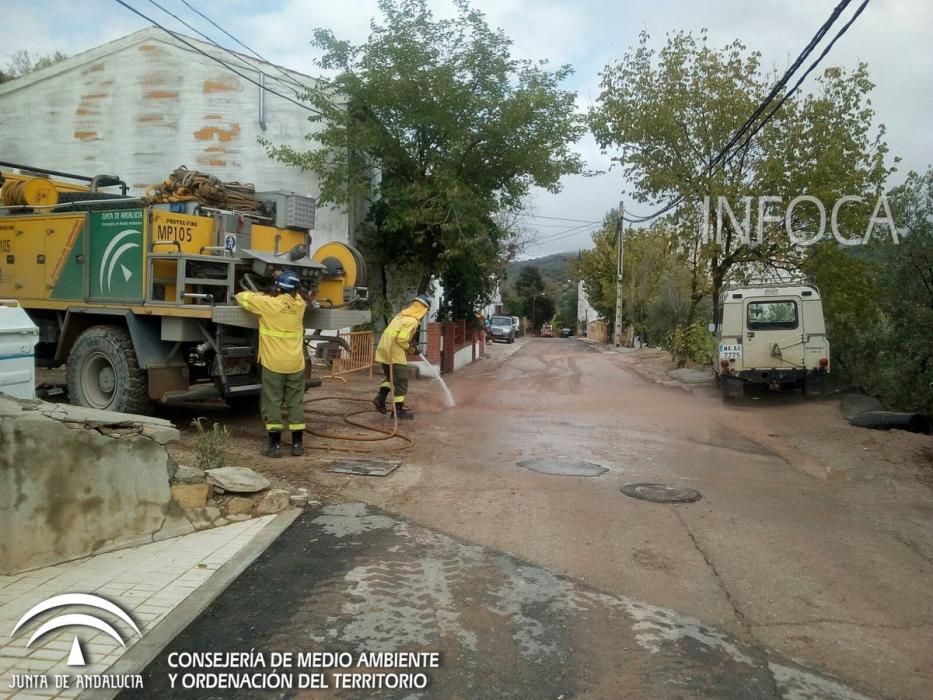 Inundaciones en la comarca de Antequera por la gota fría