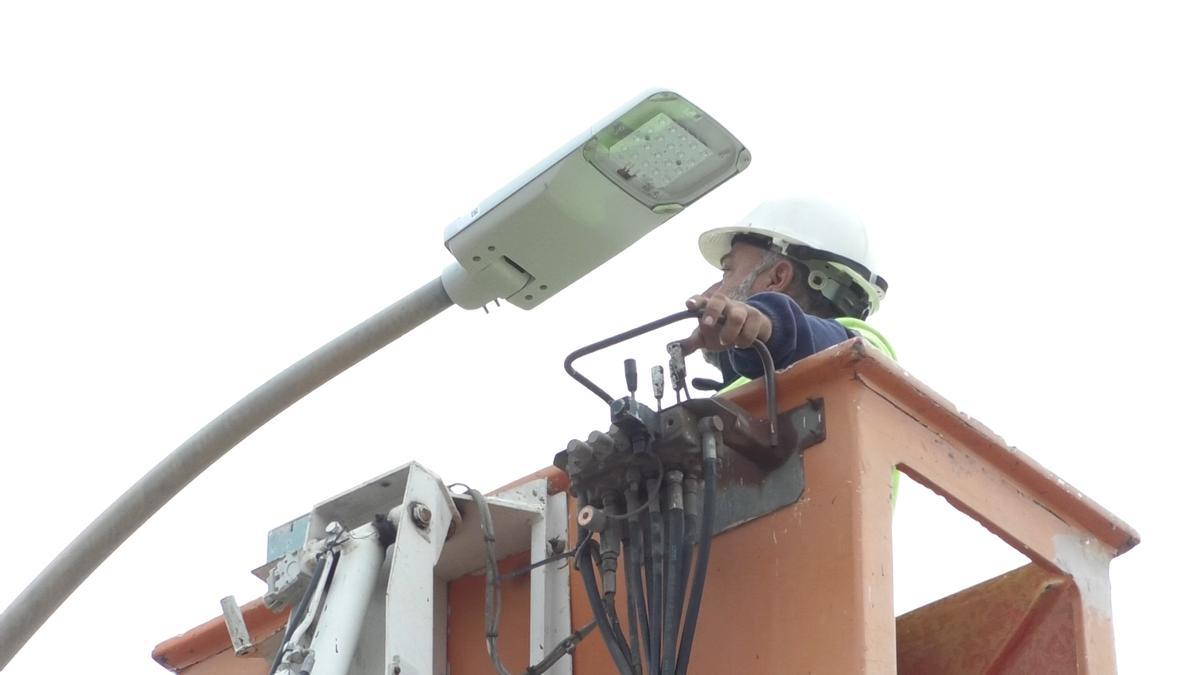 Modernización del alumbrado público de San Isidro