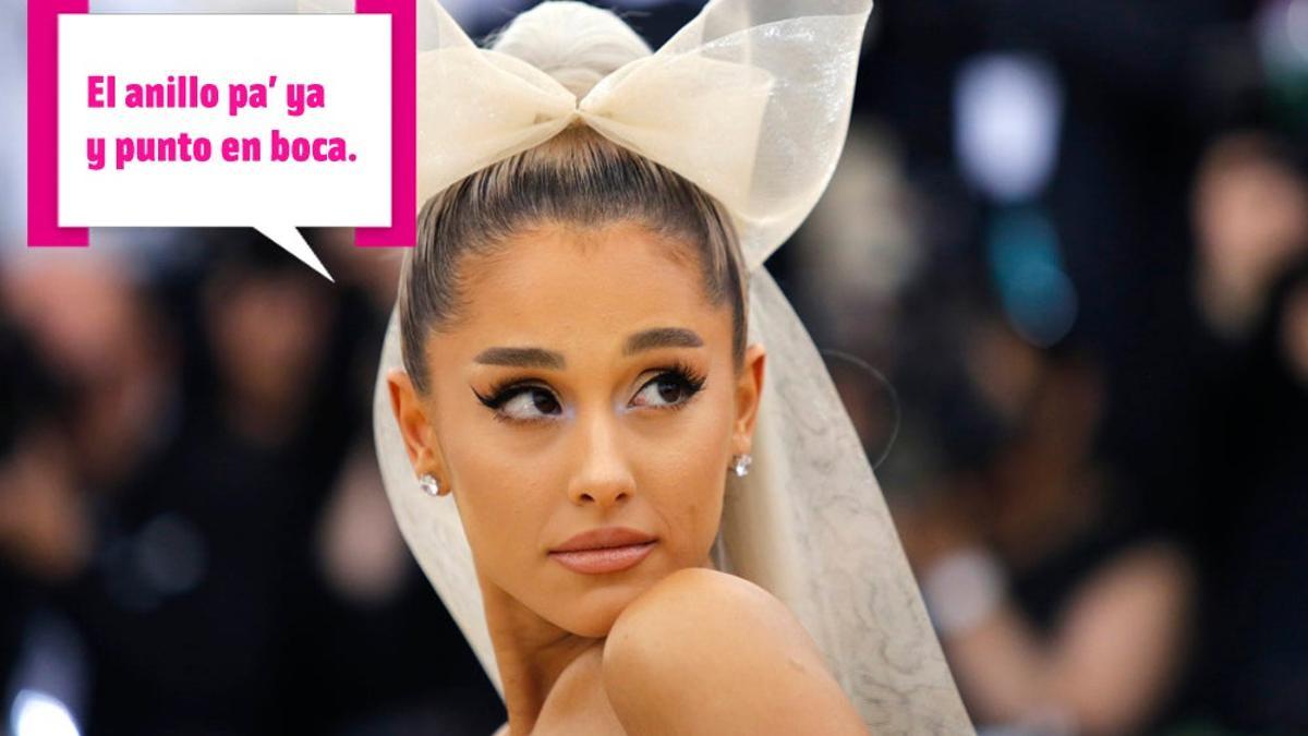 Ariana Grande se casa con su nuevo novio Pete Davidson y ya tiene el anillo