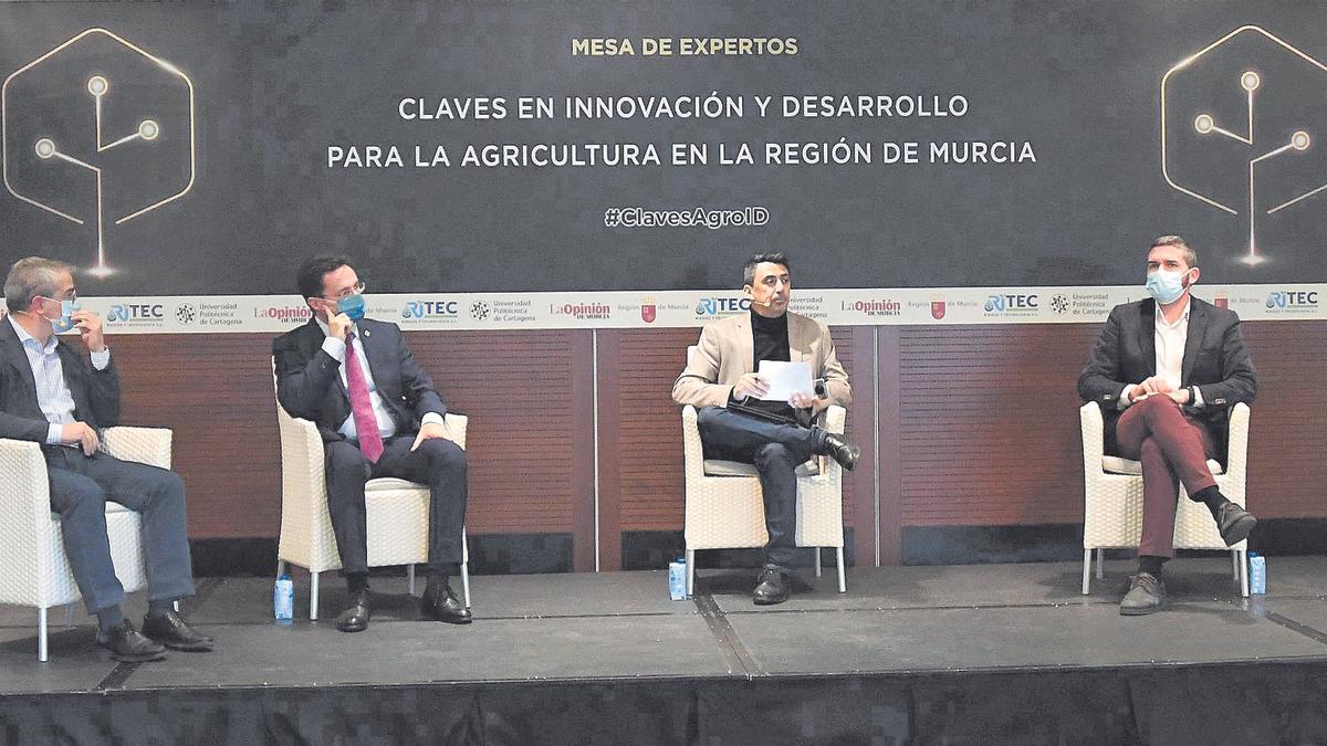 La mesa de experto ‘Claves en Innovación y Desarrollo para la Agricultura en la Región de Murcia’.
