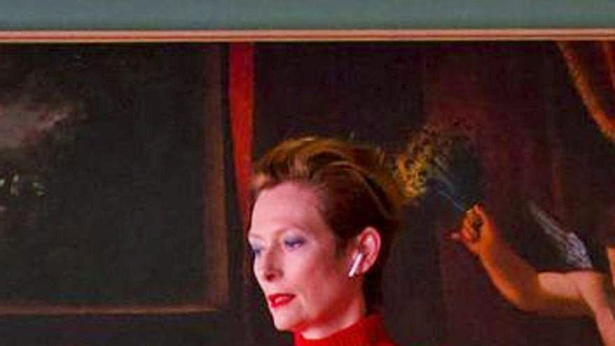 Tilda Swinton, en ‘La voz humana’, de Almodóvar. |