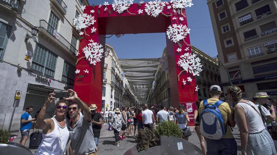 La fachada de la puerta de la Feria del Centro