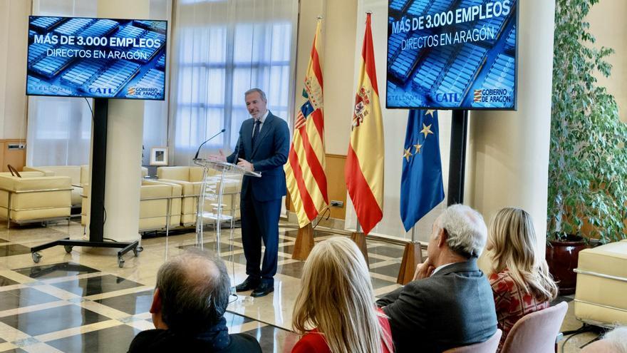 La fábrica de baterías casi duplicará la facturación de la industria del automóvil en Aragón