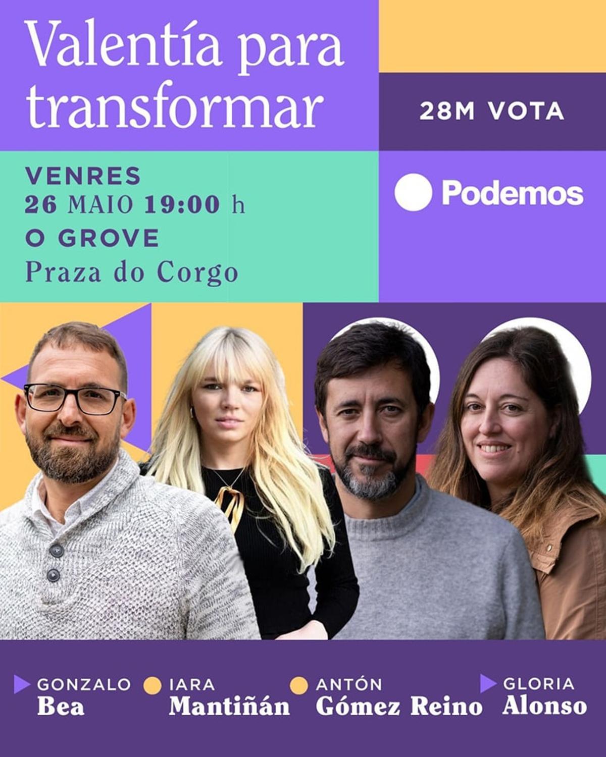 El cierre de campaña de Podemos.