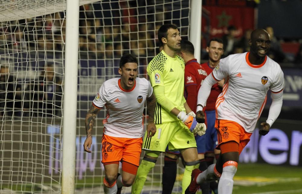 Las imágenes del Osasuna - Valencia