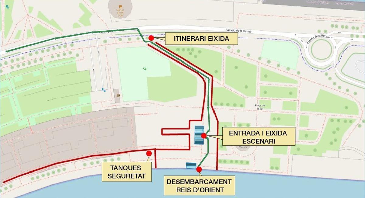 Llegada al Puerto, en la Marina Norte