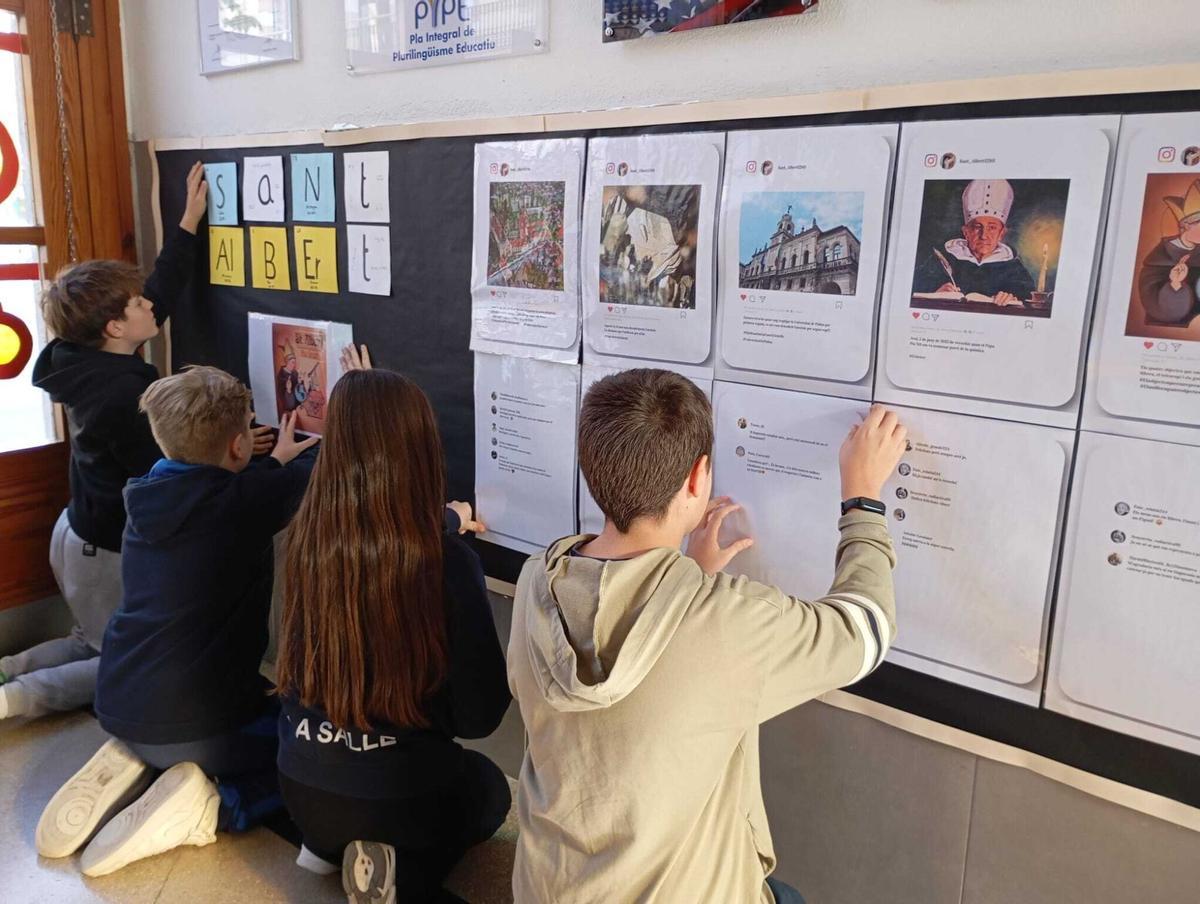 Alumnes de La Salle treballant en el projecte Cap de Creus.