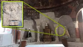 La misteriosa figura de una iglesia románica de Segovia cuya restauración descubrió unas pinturas murales únicas