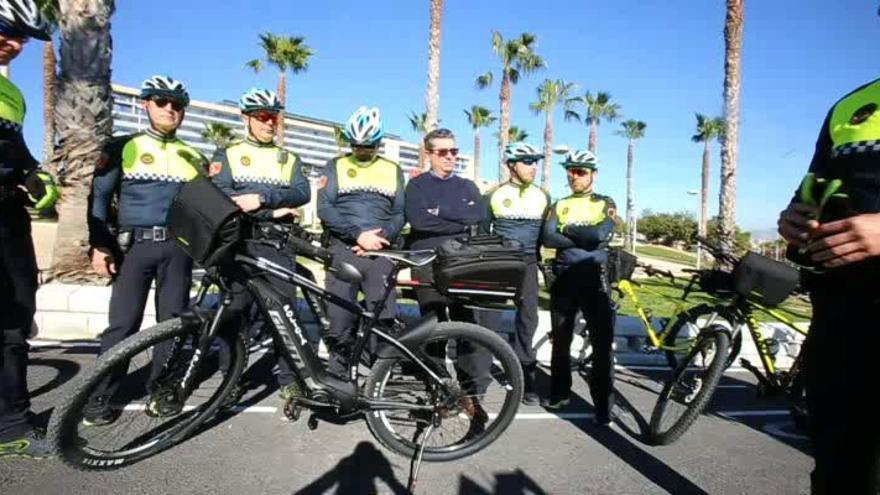 Bicis eléctricas para la Policía Local de Alicante