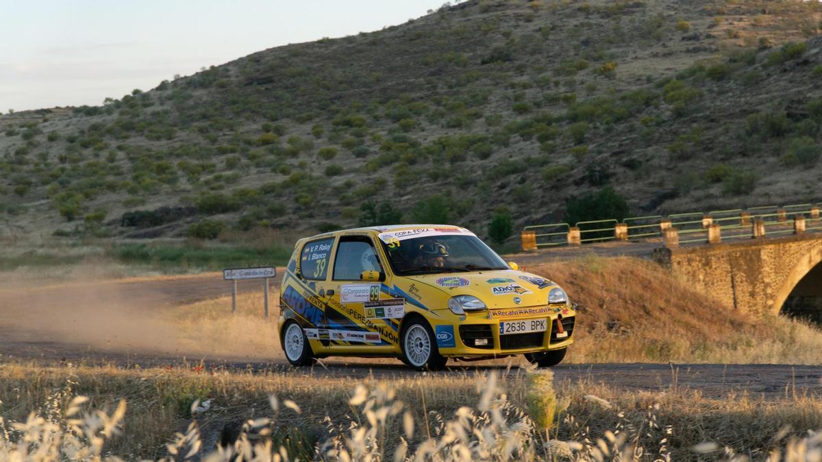 Participante en una de las pruebas de la Federación Extremeña de Automovilismo en el 2021.