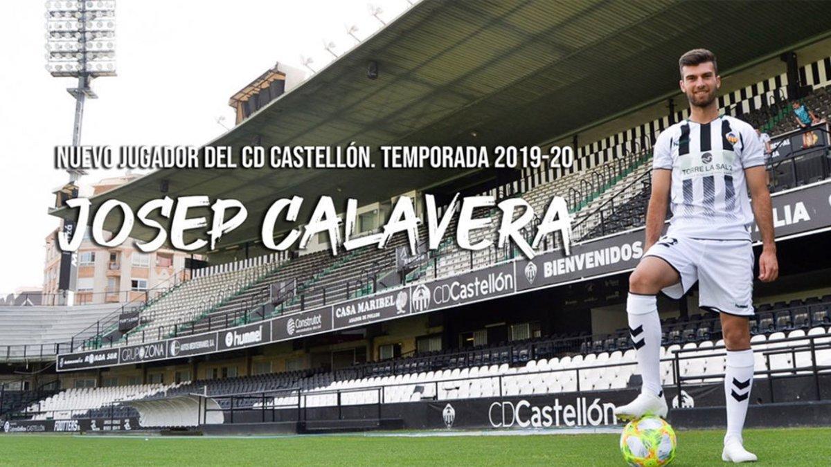 Josep Calavera presentado como nuevo jugador del CD Castellón