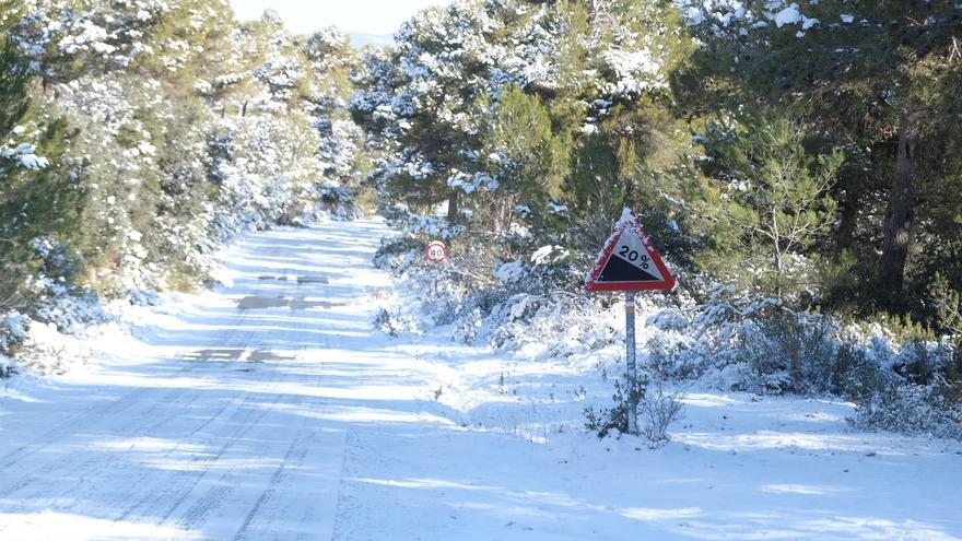 Nieva en Alicante: zonas como Aitana, el Maigmó y el Despenyador se cubren de blanco