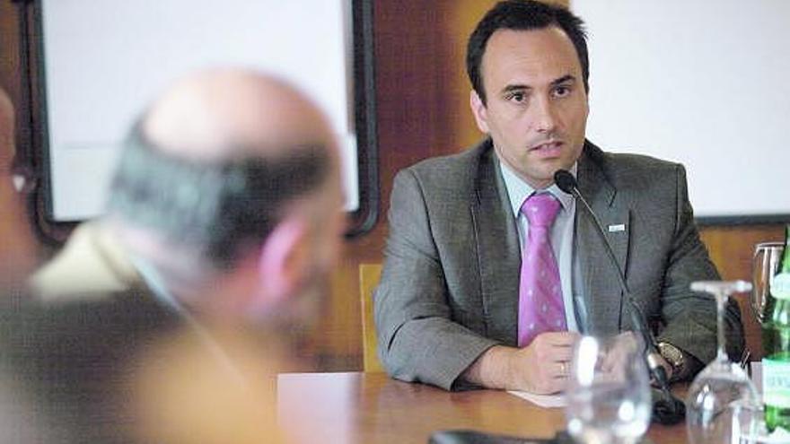 Jesús Fernández, director de Prodintec, en el palacio de La Granda.