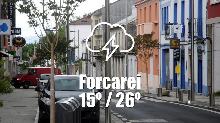 El tiempo en Forcarei: previsión meteorológica para hoy, jueves 27 de junio