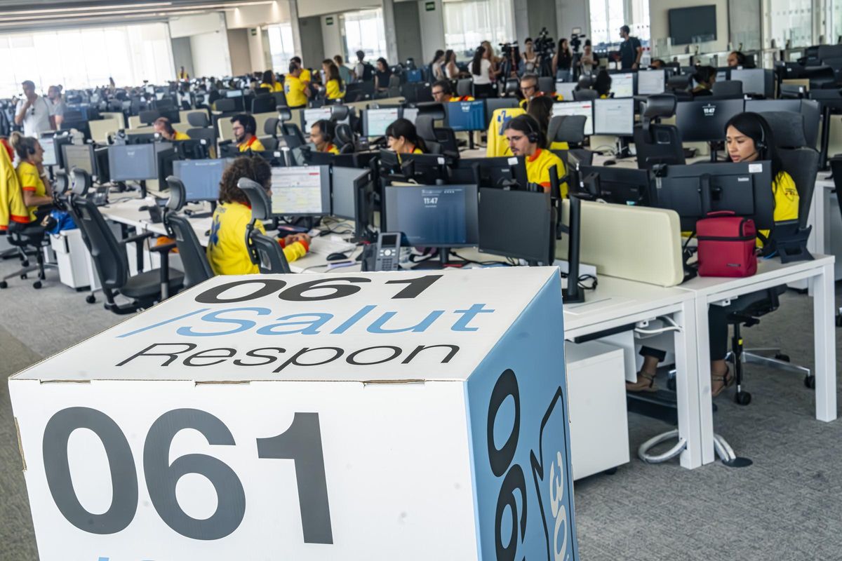 El 061 responde desde principios de julio desde la nueva sede del Sistema d'Emergències Mèdiques (SEM).