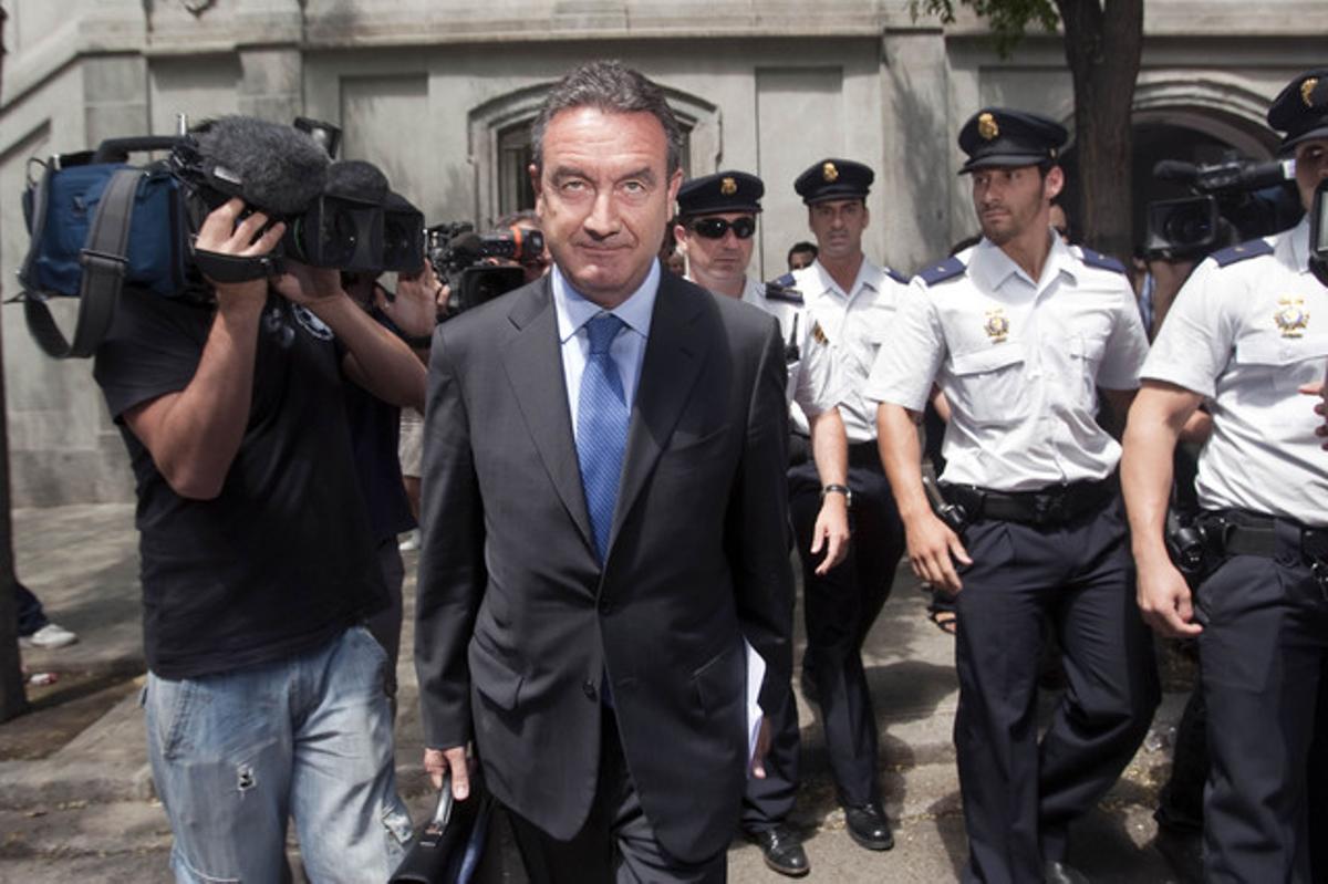 Jesús Merino, a l’arribar al Tribunal Suprem el juliol del 2009. Jesús Merino, a l’arribar al Tribunal Suprem el juliol del 2009.