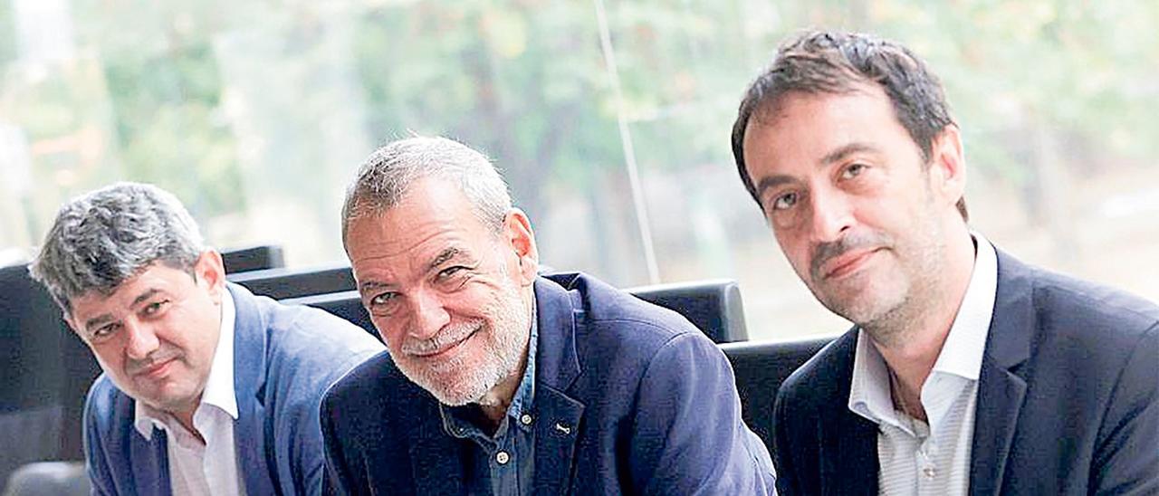 Antonio Mercero, Jorge Díaz y Agustín Martínez: el trío de “Carmen Mola”. | EFE