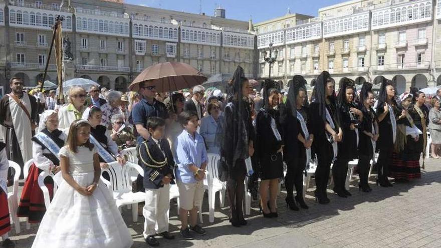 Barrio preside la misa del Corpus en A Coruña
