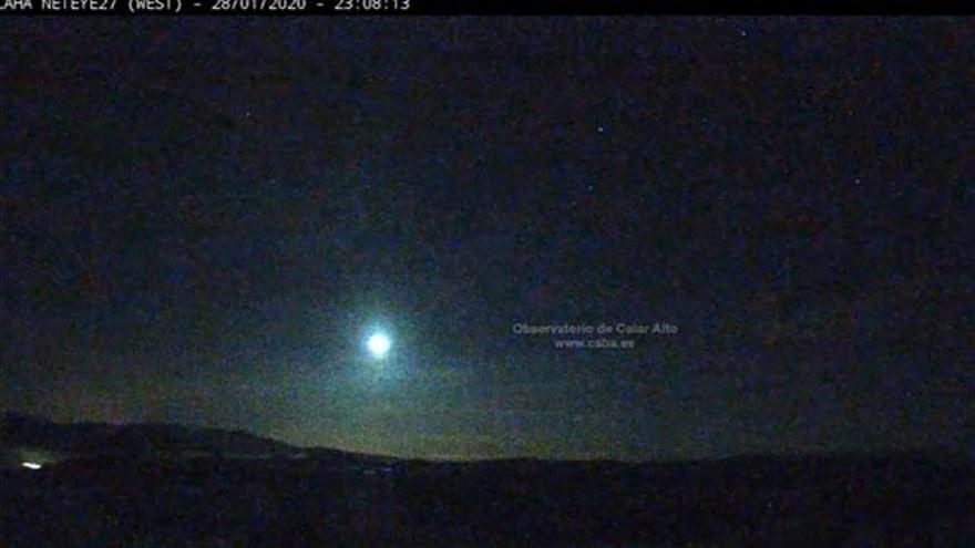 Una bola de fuego causada por un asteroide, visible desde Sevilla y Cádiz