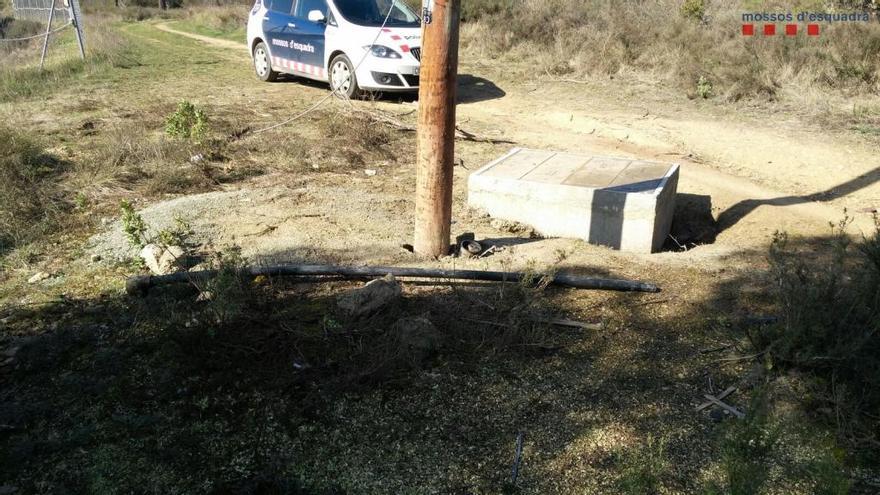 Detingut per sabotejar 23 línies de telèfon de l&#039;Anoia i l&#039;Alt Penedès