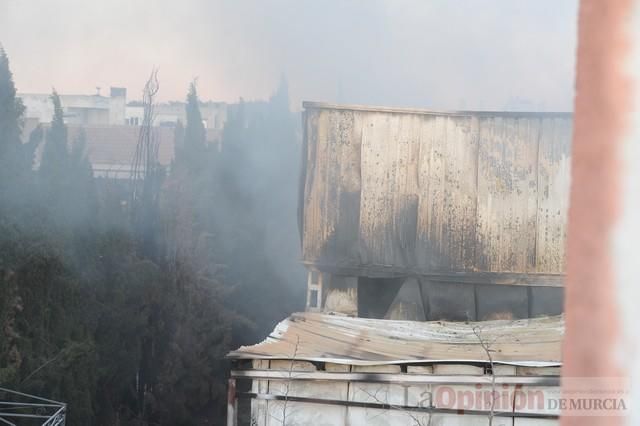 Así ha quedado la antigua fábrica de Rostoy tras el incendio en Murcia