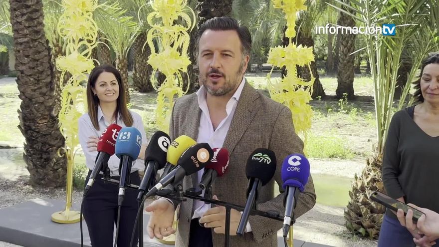 Elche envía sus palmas blancas del Domingo de Ramos al Papa y los Reyes
