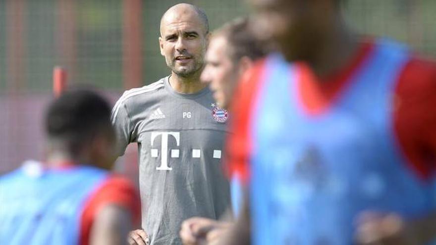 Guardiola y Müller discuten a gritos en un entrenamiento