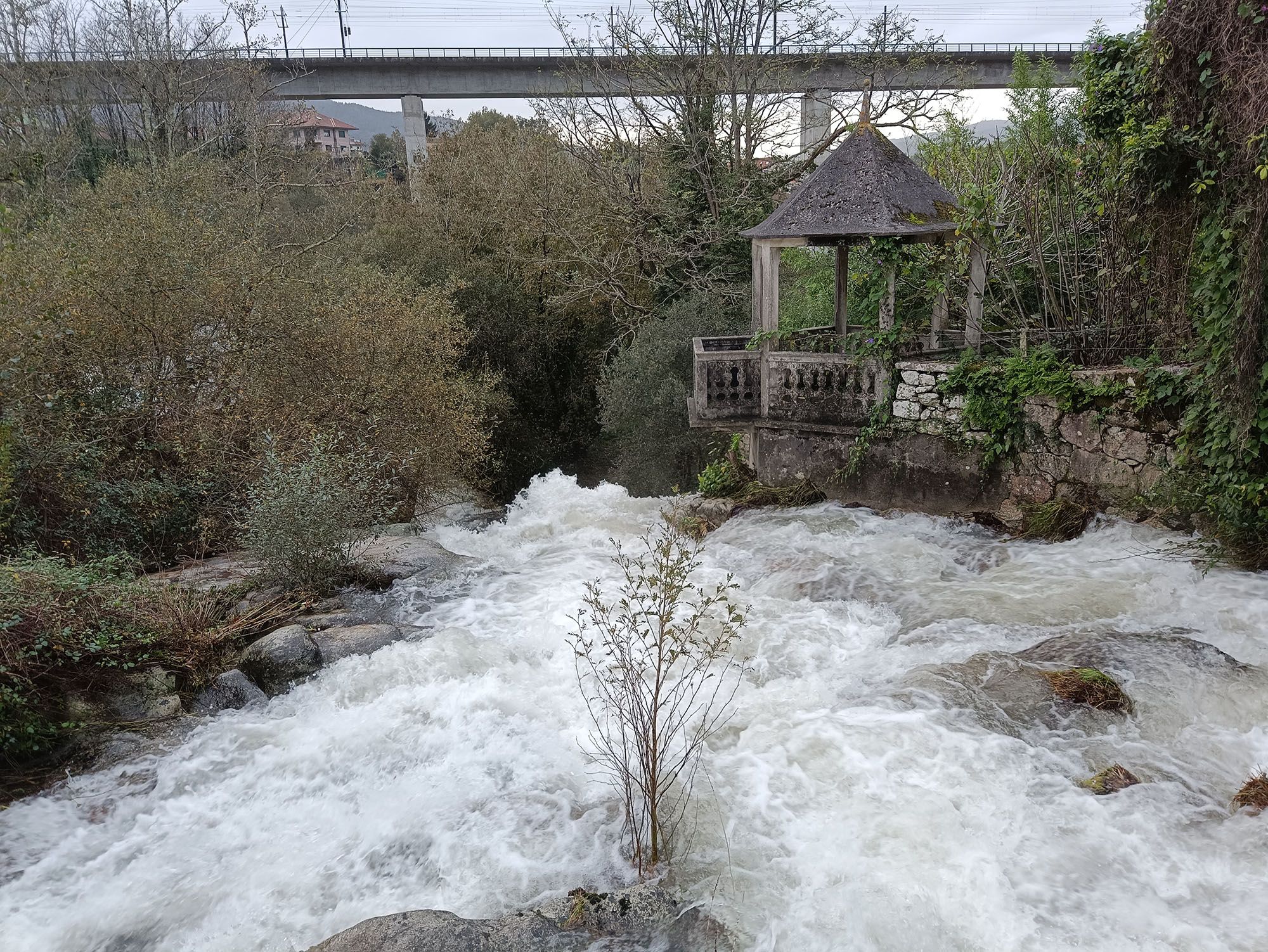 A fervenza de A Feixa en Redondela