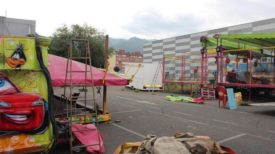 Los caballitos de las fiestas de San Xuan en Mieres cambian de ubicación y se instalarán en Vega de Arriba