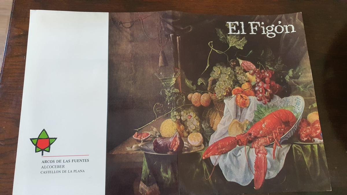 La carta de El Figón.