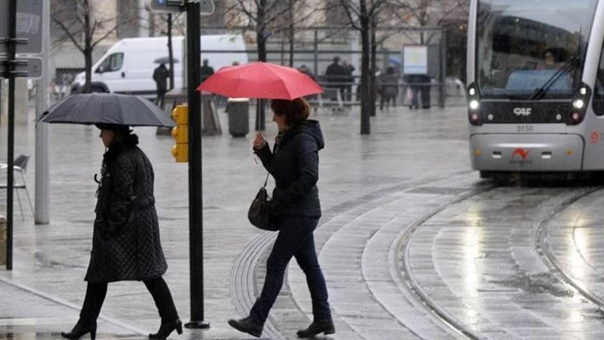 La Aemet anuncia lluvia este lunes en Zaragoza