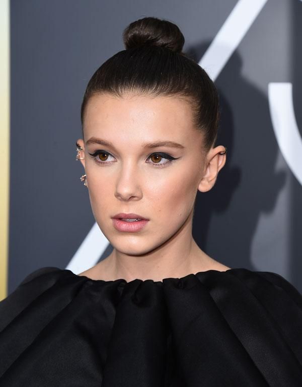 Globos de Oro 2018: el maquillaje de Millie Bobby Brown