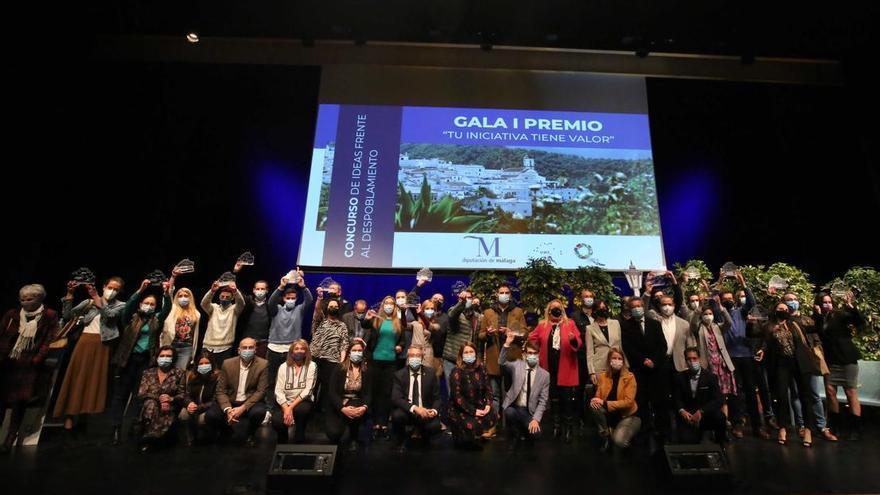 La primera gala &#039;Tu iniciativa tiene valor&#039; de la Diputación premia 28 proyectos contra el despoblamiento
