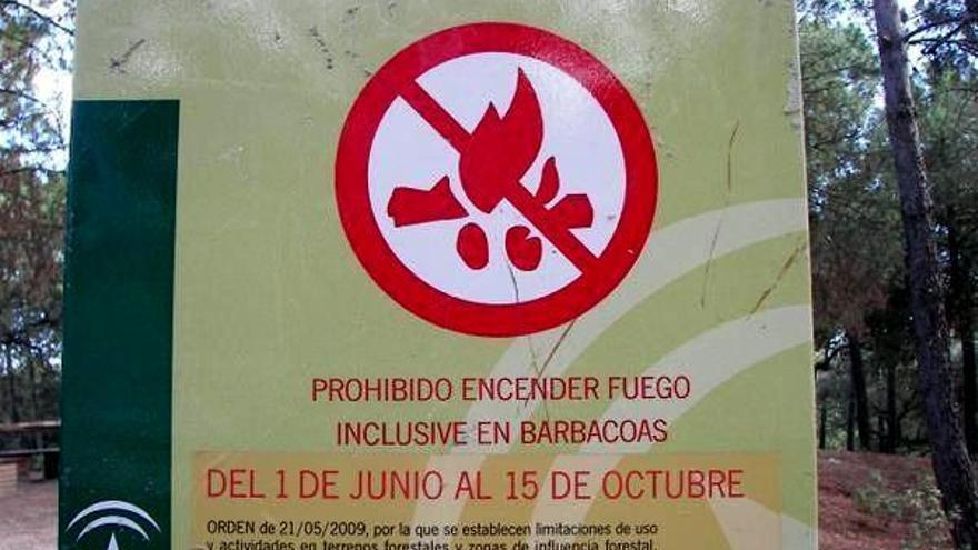 Prohibidas las barbacoas y quemas agrícolas en los espacios forestales