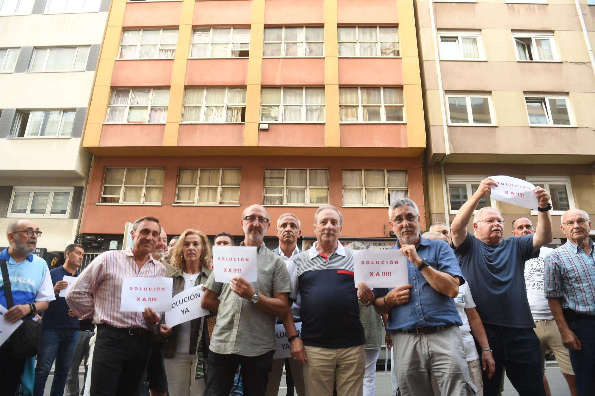 Los vecinos de la ronda de Nelle plantan cara a los ocupas